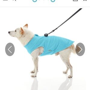 Gooby zip up fleece for dog